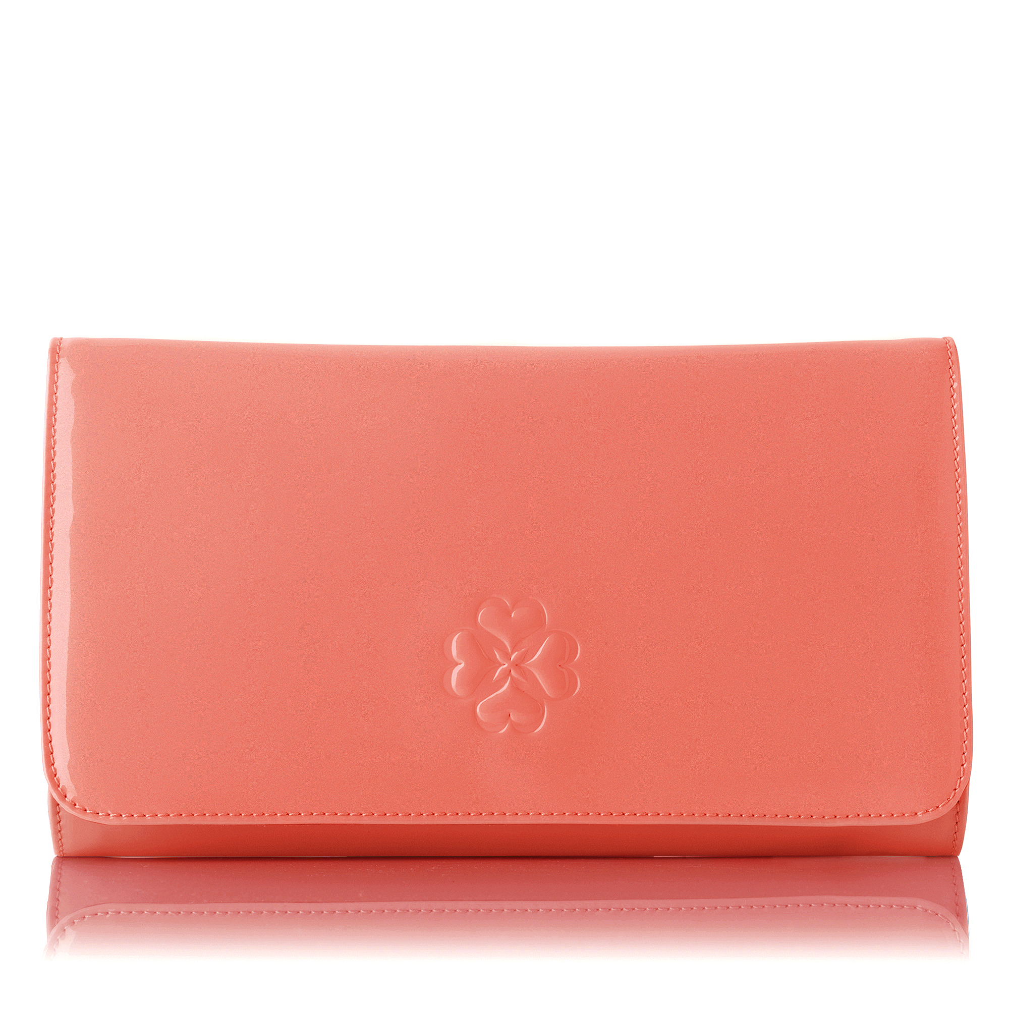 'Frome' Clutch in 'Peach'